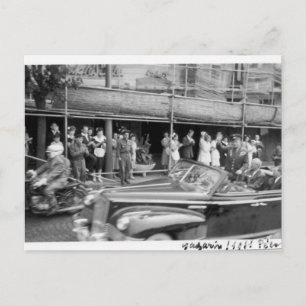 Historic photo of Yuri Alekseyevich Gagarin Postkarte