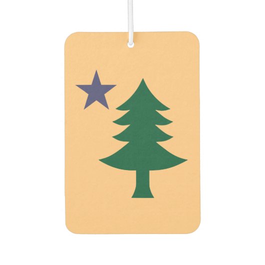 Historic Pine Tree flag - Maine Autolufterfrischer (Vorderseite)