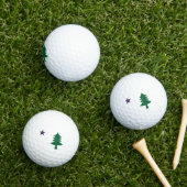 Historic Pine Tree Flag of Maine (1901–1909)  Golfball (Insitu Gras)