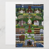 Historic Port Townsend, Washington Briefpapier (Vorne/Hinten)