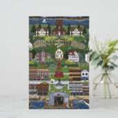Historic Port Townsend, Washington Briefpapier (Stehend Vorderseite)