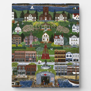 Historic Port Townsend, Washington Fotoplatte