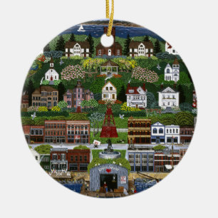 Historic Port Townsend, Washington Keramik Ornament
