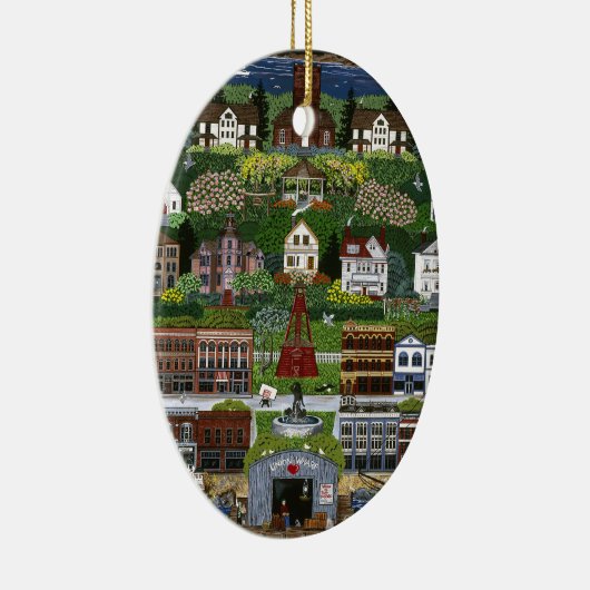 Historic Port Townsend, Washington Keramikornament (Rechts)