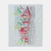 Historic Red Brick Entrance Fleecedecke (Vorderseite)