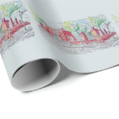 Historic Red Brick Entrance Geschenkpapier (Rolleneckpunkt)