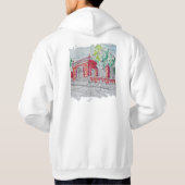 Historic Red Brick Entrance Hoodie (Rückseite)