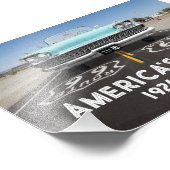 Historic Route 66 Centennial Fotodruck (Ecke)