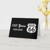 Historic Route 66 Centennial Karte (Gelbe Blume)