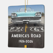 Historic Route 66 Centennial Keramikornament (Links)
