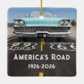 Historic Route 66 Centennial Keramikornament (Rückseite)