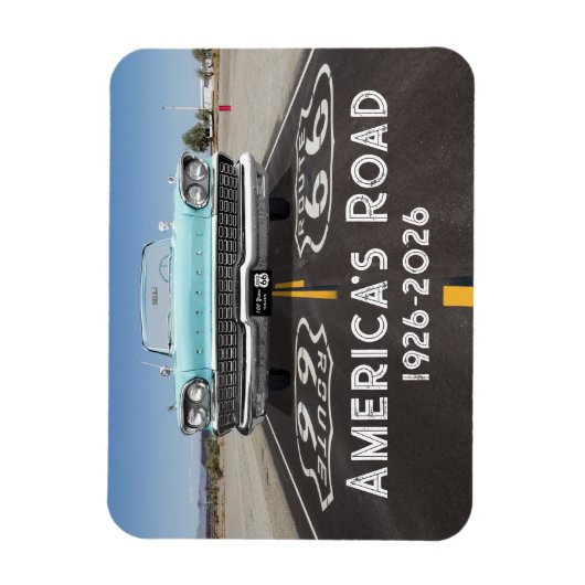 Historic Route 66 Centennial Magnet (Vertikal)