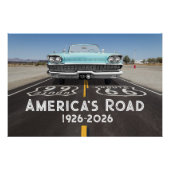 Historic Route 66 Centennial Poster (Vorderseite)
