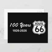 Historic Route 66 Centennial Postkarte (Vorne/Hinten)