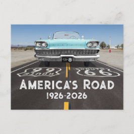 Historic Route 66 Centennial Postkarte