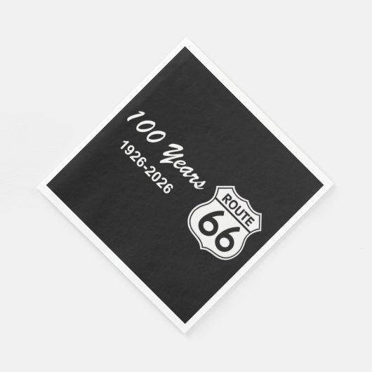 Historic Route 66 Centennial Serviette (Ecke)