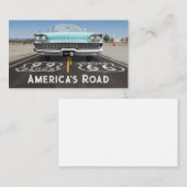 Historic Route 66 Centennial Visitenkarte (Vorne/Hinten)