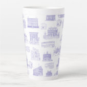 Historic Salem Toile Latte Tasse (Vorderseite)