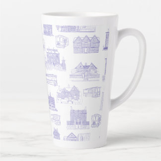 Historic Salem Toile Latte Tasse