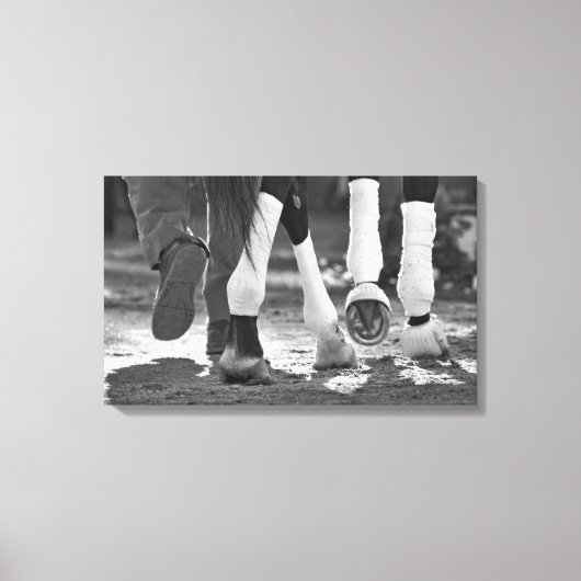 Historic Saratoga Race Course-Step Nicely Leinwanddruck (Vorderseite)