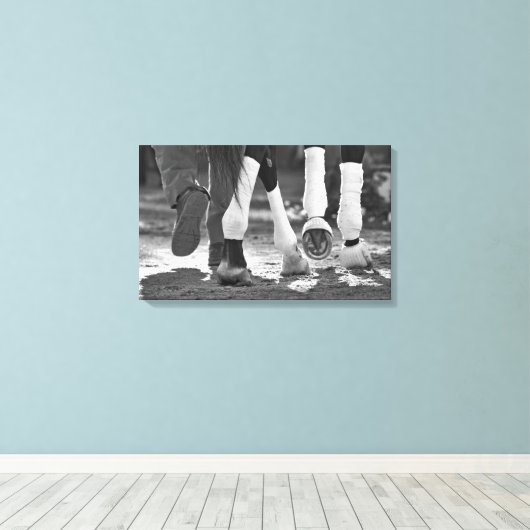 Historic Saratoga Race Course-Step Nicely Leinwanddruck (Insitu (Holzboden))