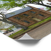 Historic Shelby Landkreis Courthouse and Jail, Tex Poster (Ecke)