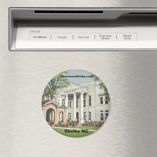 Historic Shelby NC Magnet (In Situ (Geschirrspüler))