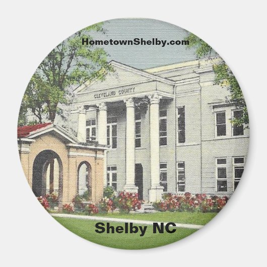 Historic Shelby NC Magnet (Vorne)