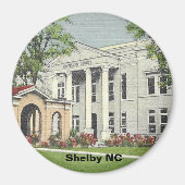 Historic Shelby NC Magnet (Vorne)