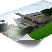 Historic St. Asaph Parish Church, North Wales Fotodruck (Ecke)