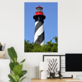 Historic St. Augustine, Florida Lighthouse Poster (Heimbüro)