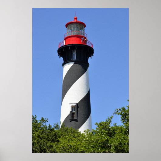 Historic St. Augustine, Florida Lighthouse Poster (Vorne)