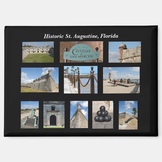 Historic St. Augustine, Florida Magnet (Vorderseite)