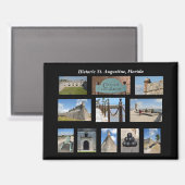 Historic St. Augustine, Florida Magnet (Vorderseite/Rückseite)