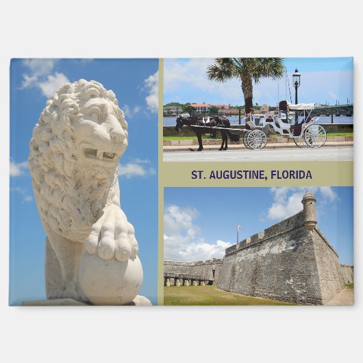Historic St. Augustine, Florida Magnet (Vorderseite)