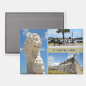 Historic St. Augustine, Florida Magnet (Vorderseite/Rückseite)