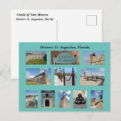 Historic St. Augustine, Florida Postkarte (Vorne/Hinten)