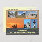 Historic St. Augustine, Florida Postkarte (Vorne/Hinten)