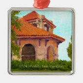 Historic St Louis 1904 World’s Fair Pavilion Ornament Aus Metall (Vorne)