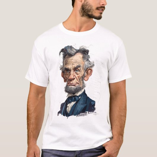 Historic Statesman Caricature — 19th-Century T-Shirt (Vorderseite)