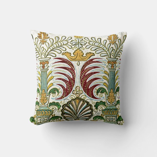 Historic Textile #5 @ Sunshine Dazzle Kissen (Vorderseite)