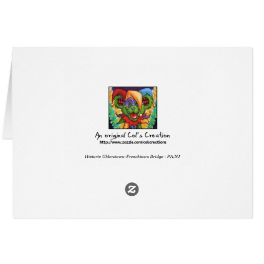 [Historic Truss Bridge] - Jede Occasion Card (Rückseite Horizontal)