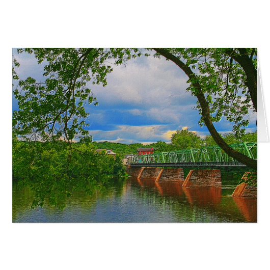 [Historic Truss Bridge] - Jede Occasion Card (Vorderseite (Horizontal))