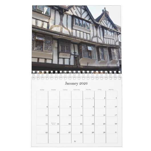 Historic York 2026 calendar Kalender (Jan 2026)