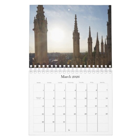 Historic York 2026 calendar Kalender (Mär 2026)
