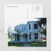 Historic Yreka Viktorianisch Zuhause Postcard Postkarte (Vorne/Hinten)