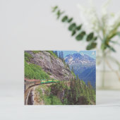 Historic Yukon Train, Kanada Postkarte (Stehend Vorderseite)
