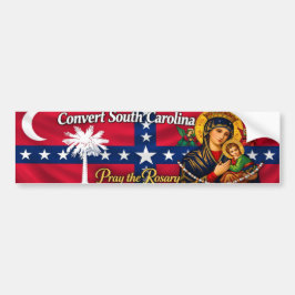 Historical Convert South Carolina Bumper Sticker Autoaufkleber