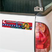 Historical Convert South Carolina Bumper Sticker Autoaufkleber (Auf Lkw)