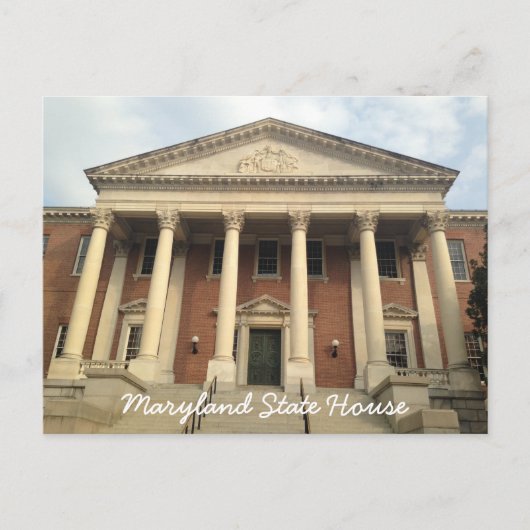 Historical Downtown Annapolis Maryland Postkarte (Vorderseite)
